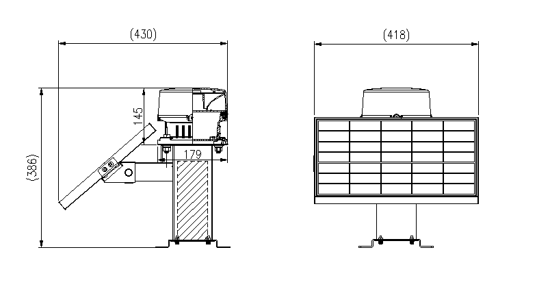 B型中光强太阳能障碍灯 B型中光强太阳能障碍灯